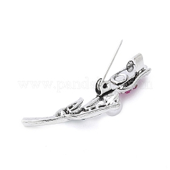 Broches en strass en alliage&nbsp;JEWB-H028-03AS-04