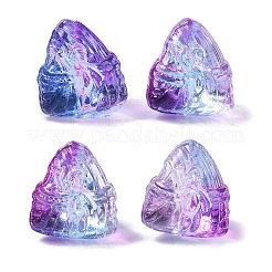 Perles de verre de peinture de cuisson&nbsp;GLAA-S202-15