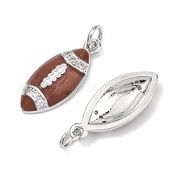 Shegrace Messing-Anhänger mit Mikropavé-Fassung aus klaren Zirkonia&nbsp;XGRQ29962-395P
