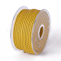 Geflochtene Rindslederschnur&nbsp;WL-I004-3mm-D-10