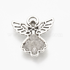 Tibetischer stil Aluminium Anhänger & Charms&nbsp;X-TIBE-Q075-64AS-LF