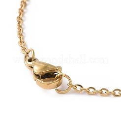Conjunto de pendientes y collar con colgante de corazón de acero inoxidable 304 con la palabra 