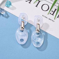 (venta de fábrica de fiestas de joyería) aretes colgantes acrílicos de imitación de piedras preciosas&nbsp;EJEW-JE04344