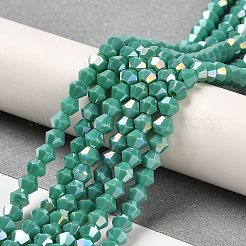 Fili di perle di vetro elettrolitico opaco tinta unita&nbsp;GLAA-F029-P4mm-A07