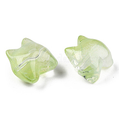 Transparente sprühlackierte Glasperlen&nbsp;LS-GLAA-N035-034-C03