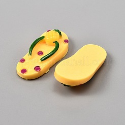 Cabochons en résine sur le thème des fruits&nbsp;RESI-WH0038-39B