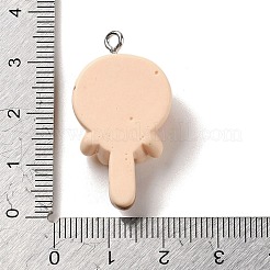 Undurchsichtige Harzanhänger&nbsp;X-RESI-K020-03D