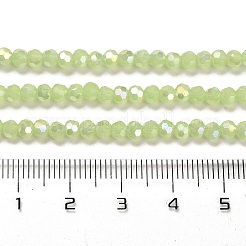 Ständer aus imitierten Jade-Glasperlen&nbsp;LS-EGLA-A035-J3mm-B01