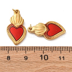 304 Edelstahl-Emaille-Anhänger&nbsp;STAS-U061-30G