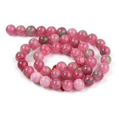 Natürliche weiße Jade perlen Stränge&nbsp;G-B007-A03