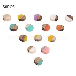 Cabochons aus Harz und Walnussholz&nbsp;RESI-S358-70