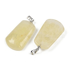 Natur Lemon Quarz Anhänger&nbsp;G-I387-01A-P