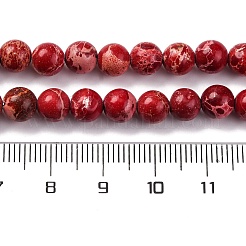 Gefärbte natürliche Regalit/Imperial Jaspis/Meeressediment Jaspis Perlen Stränge&nbsp;G-B124-C02-12