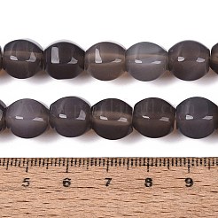 Chapelets de perles en agate grise naturelle&nbsp;G-Q608-08A-06