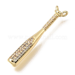 Pendentifs en laiton zircon cubique transparent&nbsp;KK-C263-01G