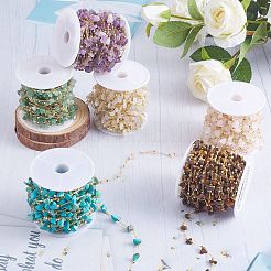 Chaînes de perles d'améthyste naturelle&nbsp;CHC-SZ0001-62H