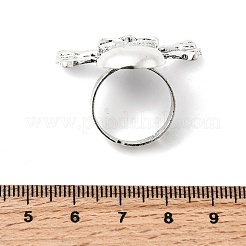 Anelli regolabili in lega per Halloween&nbsp;RJEW-C147-01A-AS