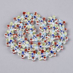 Hilos de abalorios de murano hechos a mano&nbsp;LAMP-N038-05F