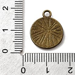 Supports de cabochon de pendentif de style tibétain&nbsp;X-TIBE-A23176-AB-FF