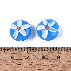 Perles vernissées manuelles&nbsp;LAMP-Q039-09F