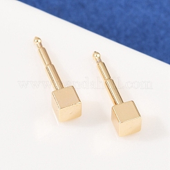 Boucles d'oreilles en laiton pour femmes&nbsp;EJEW-G441-05B-G