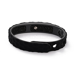 Bracciali in cordino di silicone piatto&nbsp;BJEW-F421-01D