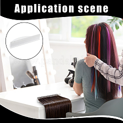 Expositores de extensiones de cabello acrílico&nbsp;AJEW-WH0695-217B
