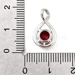 925 Sterling Silber Pavé-Anhänger mit Zirkonia&nbsp;STER-V001-03P-07