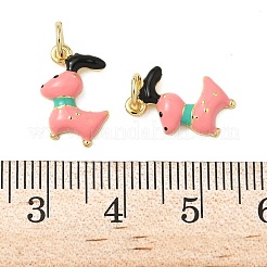 Messing Emaille Anhänger / charms&nbsp;KK-K293-46G