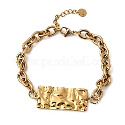 Bracciali da donna in acciaio inossidabile 304&nbsp;BJEW-K264-02A-G
