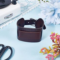 1 Stück Vintage Punkrock-Stil breite Lederkordel Armbänder für Unisex&nbsp;BJEW-CL0001-17B