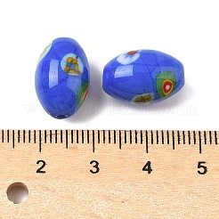 Handgemachte Glasperlen Millefiori&nbsp;LAMP-U004-02