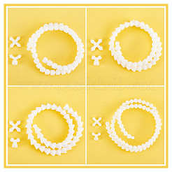 4 Satz 4 Stil Polyoxymethylen (Pom) Spielzeug Skelett Gelenk für DIY Plüsch Puppe&nbsp;DIY-OC0009-34