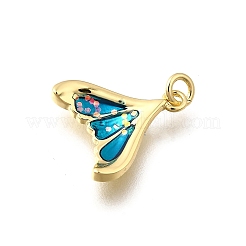 Messing Emaille Anhänger / charms&nbsp;KK-F899-07G