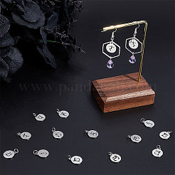 24 pièce 6 styles breloques en acier inoxydable 304&nbsp;STAS-UN0048-62