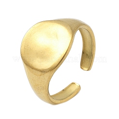 Anelli polsino aperti rotondi in acciaio inossidabile 304 per donna&nbsp;RJEW-M019-13G
