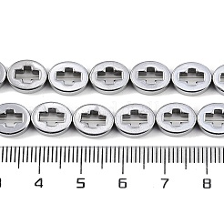 Galvanisierte synthetische nichtmagnetische Hämatitperlenstränge&nbsp;G-K375-C01-01