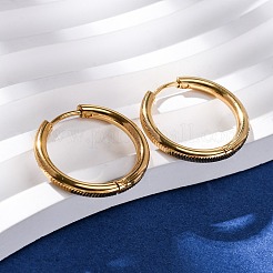 Pendientes de aro de acero inoxidable 304&nbsp;EJEW-D331-09G