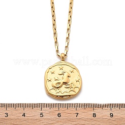Collares colgantes de constelación de acero inoxidable 304&nbsp;LS-NJEW-K392-01G-10