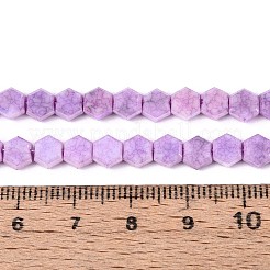 Brins de perles de verre électrolytiques anti-ternissement&nbsp;GLAA-T028-6mm-02G