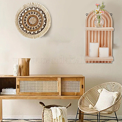 Wandhalterung aus Holz&nbsp;AJEW-WH0709-095