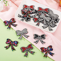 16 Stück Strass-Patches mit Schleife in 4 Farben&nbsp;PATC-TA0001-18