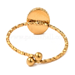 Ovale Fingerringe aus natürlichem Tigerauge&nbsp;RJEW-Q822-38G-03