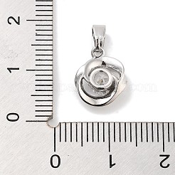 Pendentifs en laiton zircon cubique transparent&nbsp;ZIRC-L104-011P
