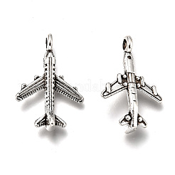 Pendenti per aereo passeggeri in argento antico stile tibetano&nbsp;X-TIBEB-A101638-AS-LF