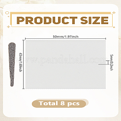 8 pz strisce sigillanti autoadesive in PU e schiuma&nbsp;AJEW-LP0001-46
