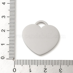 Pendentifs vierges à estampiller en acier inoxydable 304 poli miroir anti-ternissement&nbsp;X-STAS-K270-43P