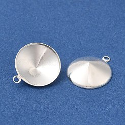 Pendentif en acier inoxydable 304 avec placage ionique (IP) et montures de strass à dos pointu&nbsp;STAS-U025-05D-S