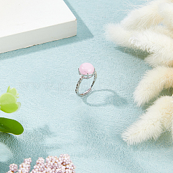 925 verstellbarer Ring aus Sterlingsilber&nbsp;STER-WH0009-40B