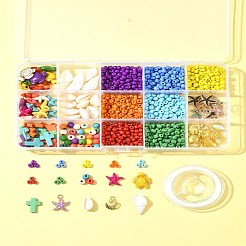 DIY-Kits zur Herstellung von Armbändern aus Glassamen&nbsp;DIY-FS0007-11A